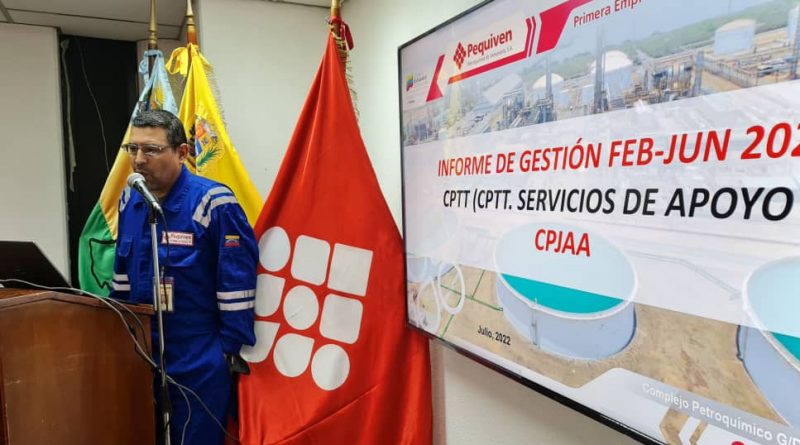 CPTT del Complejo Petroquimíco G/D José Antonio Anzoátegui evalúa gestión del primer semestre del año 2022