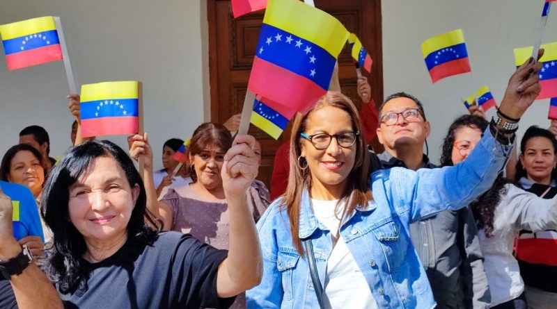 Clase obrera venezolana unida en apoyo a la instalación de la Asamblea Nacional