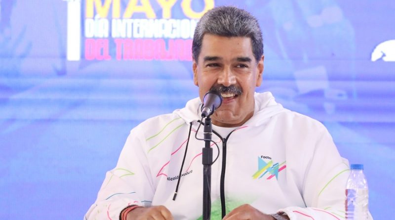 Nicolás Maduro, alocución del primero de mayo, incremento del ingreso mínimo integral indexado