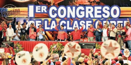 Presidente Nicolás Maduro realiza pacto de sangre con la Clase Trabajadora