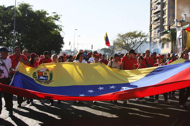 Trabajadores del MPPPST marcharon para conmemorar el Día de la Dignidad Nacional