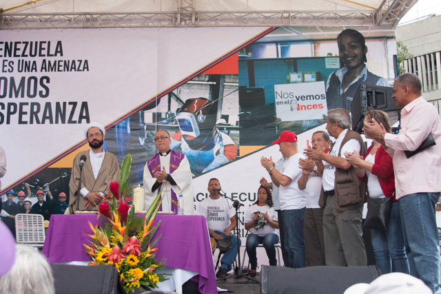 Trabajadores y trabajadoras reafirmaron su compromiso con la paz y contra el imperialismo