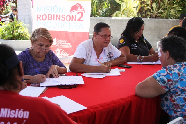 Pueblo varguense se incorpora a la Misión Robinson II Productiva