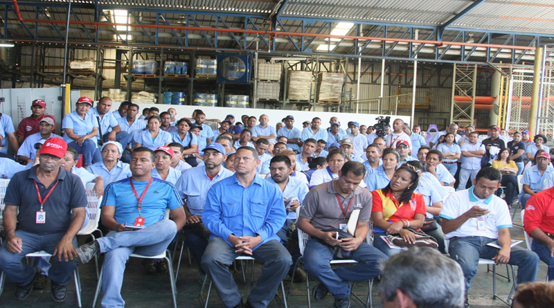 Trabajadores de Clorox están comprometidos con la producción y el país
