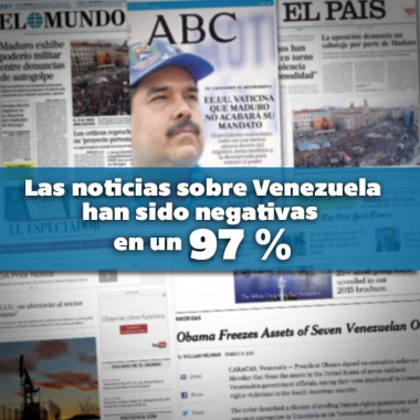 La guerra de los medios contra Venezuela