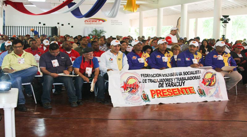 Líderes sindicales de la CBST ratifican su respaldo incondicional al Presidente Maduro