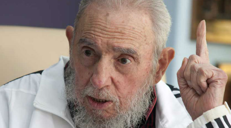 Internacionalista opina que Castro movió su vida bajo tres vértices