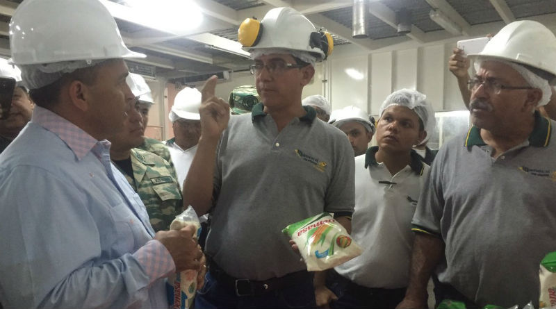 Ministro Torrealba visita Empresas productoras de rubros de primera necesidad en Portuguesa 