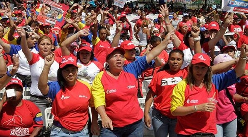 Revolucionarias se declaran en movilización permanente en defensa de la soberanía nacional