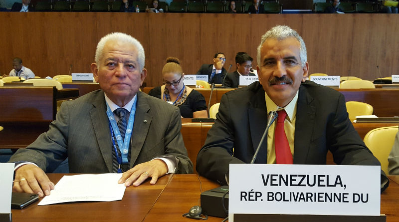 José Ramón Rivero: “Venezuela ha obtenido otro extraordinario triunfo en la Organización Mundial del Trabajo”