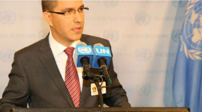 Canciller Arreaza: EEUU viola todos los principios de la ONU