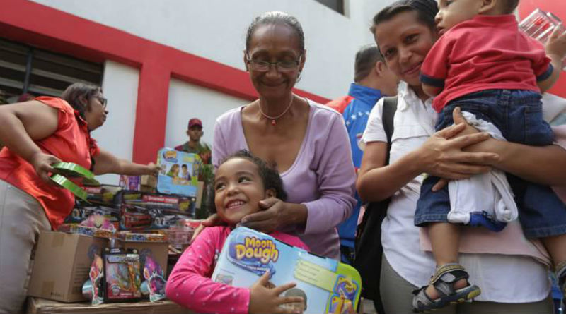 Entre el 20 y 25 de diciembre se distribuirán 10 millones de juguetes en el país