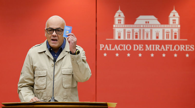 Jorge Rodríguez: Sanciones de UE no detendrán nuestro derecho a ser libres y demócratas