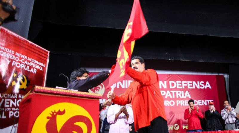 PCV respalda a Nicolás Maduro para la reelección presidencial