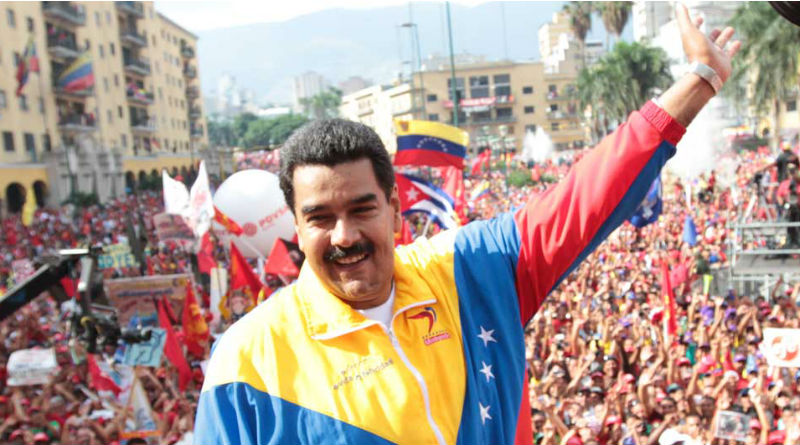 Maduro invitó al pueblo a acompañarlo en la inscripción de su candidatura