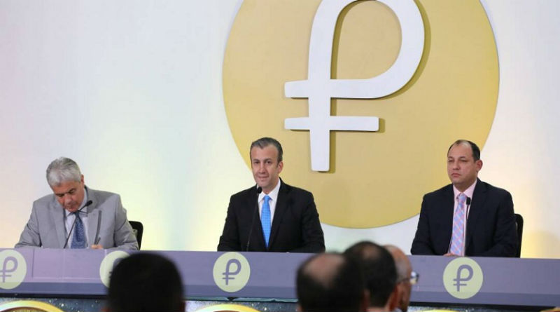 El Petro será subastado a través del Dicom para desarrollo de la Agenda Económica Bolivariana