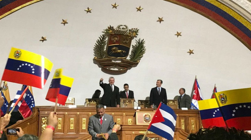 Díaz Canel afirmó que el apoyo de Cuba a Venezuela es invariable