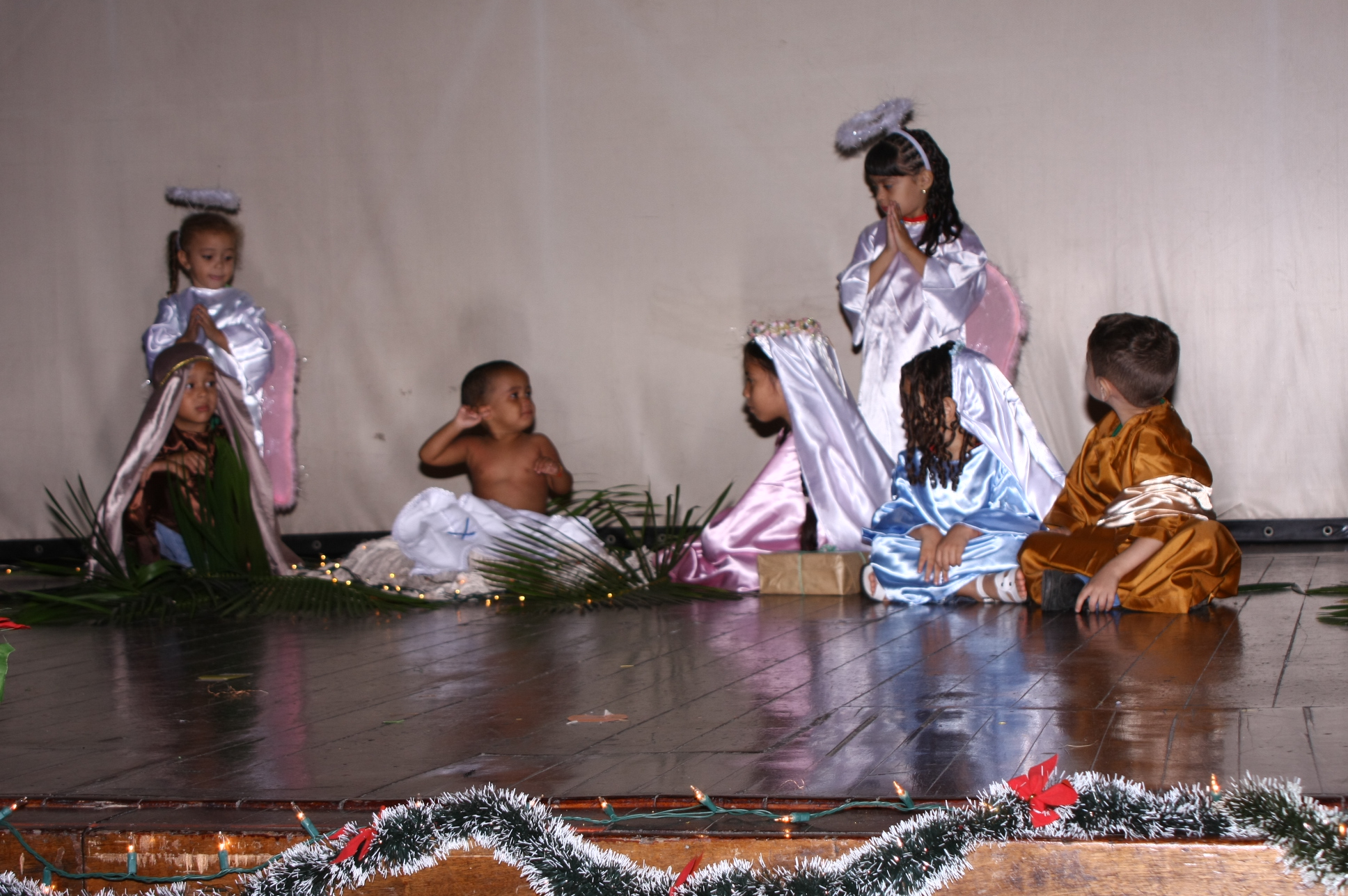 Nacimiento viviente de la guardería del Mpppst