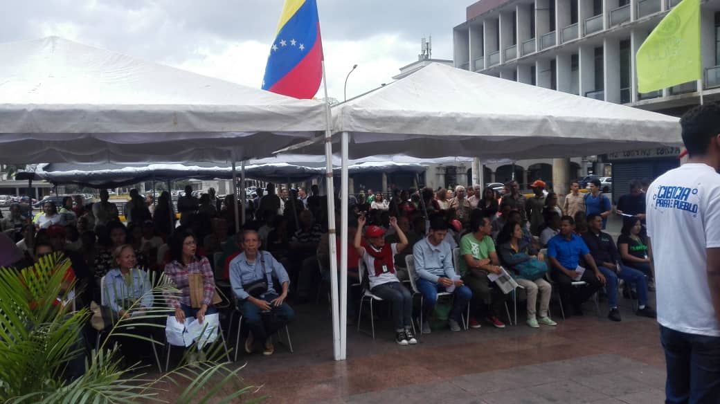 Trabajadores del Mpppst participaron en tribuna antiimperialista