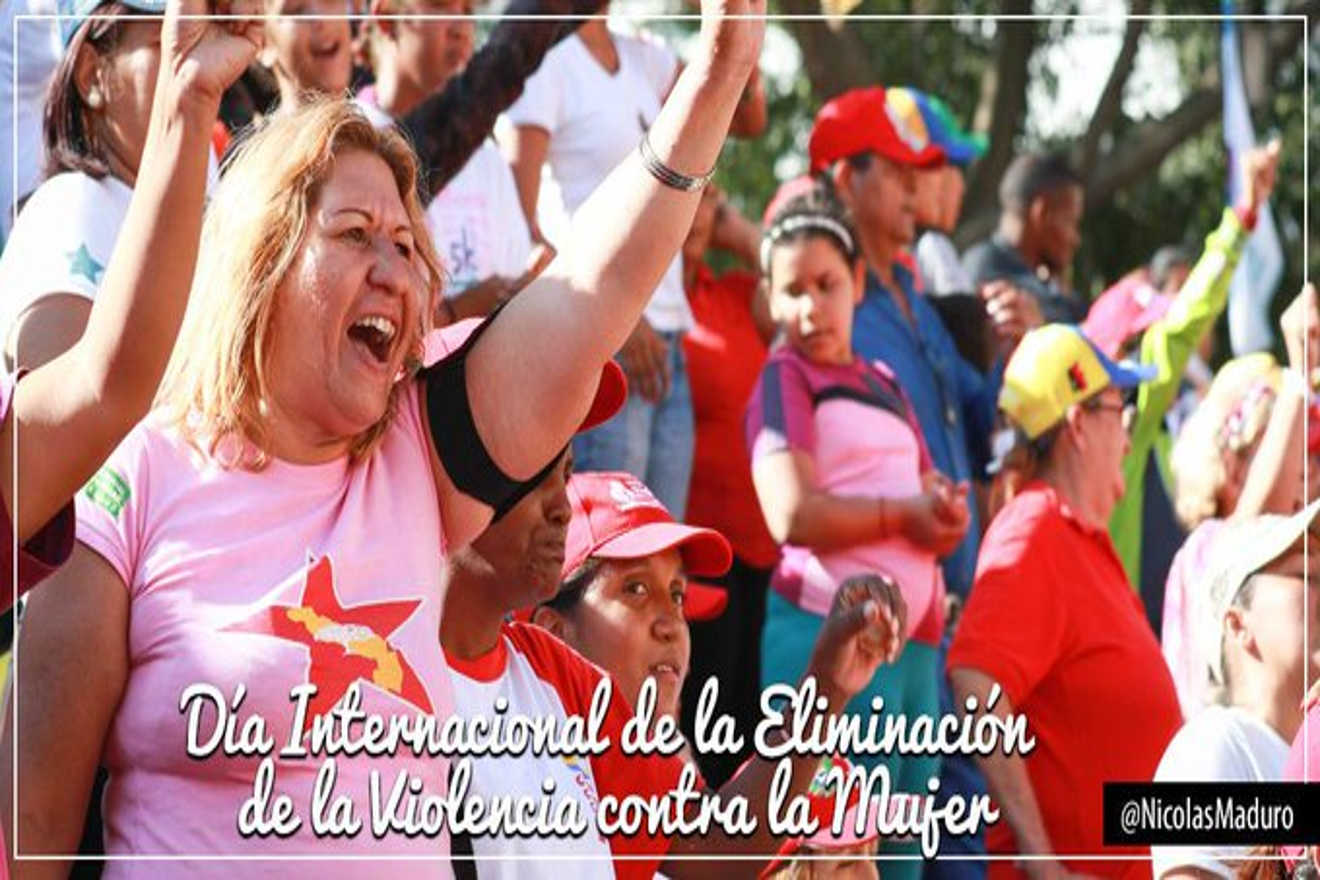 Maduro reitera respaldo a la causa de la eliminación total de todas las formas de violencia de género