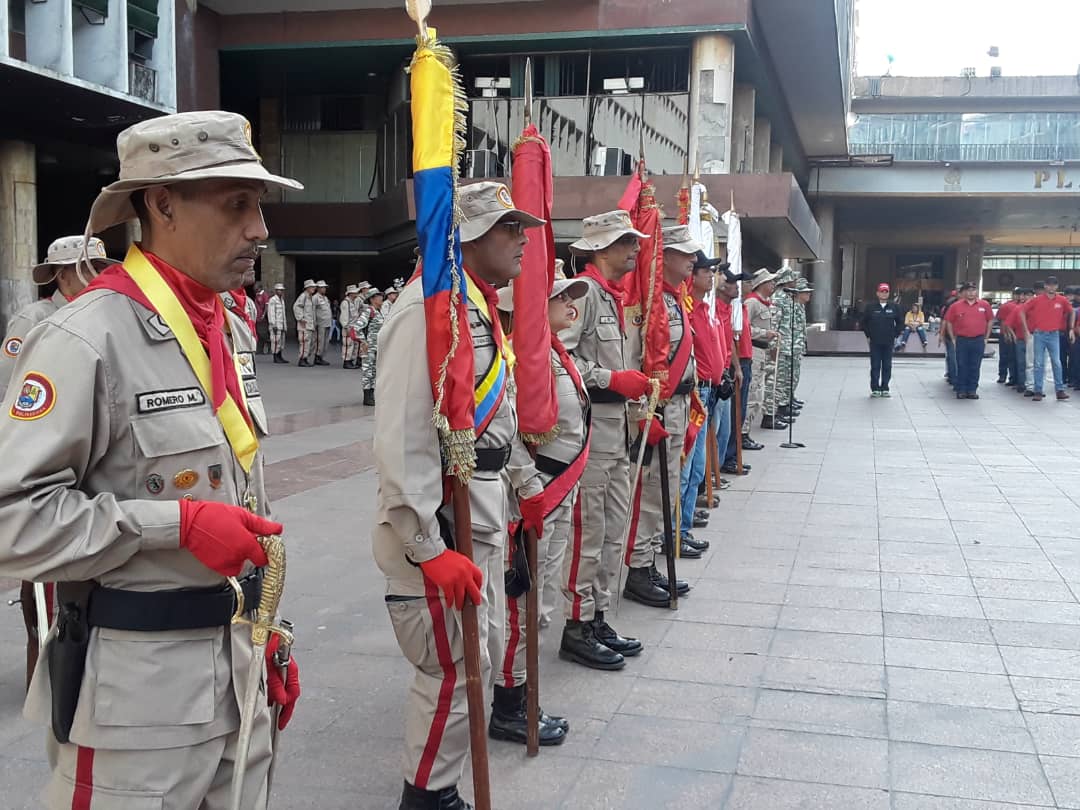 Juramentan 264 milicianos del Cuerpo Combatiente del Ministerio del Trabajo