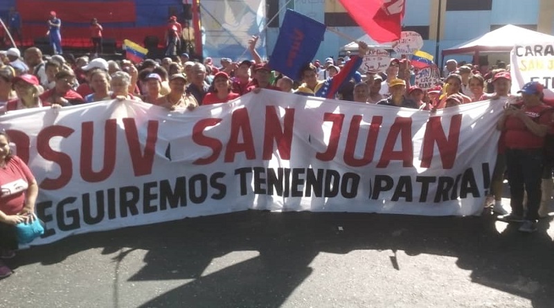 Inicia Marcha Internacional Antiimperialista en defensa de la soberanía de los pueblos