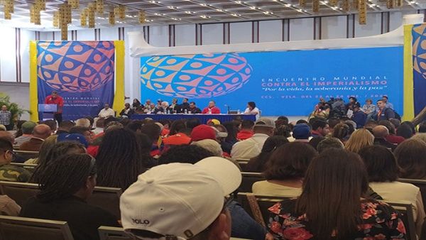 Encuentro Antiimperialista reitera su compromiso con la paz