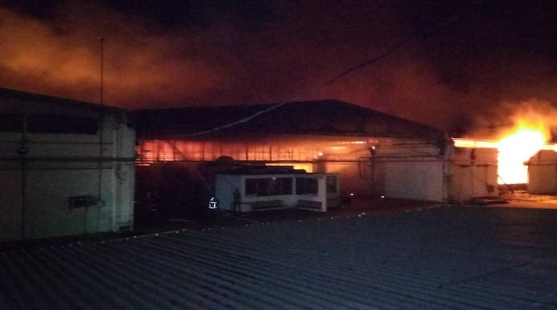 Ataque terrorista en almacén de Cantv y Movilnet Carabobo deja pérdida total de material estratégico