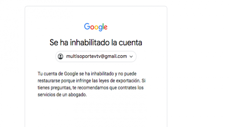 VTV denuncia cancelación de sus cuentas en Youtube y Gmail