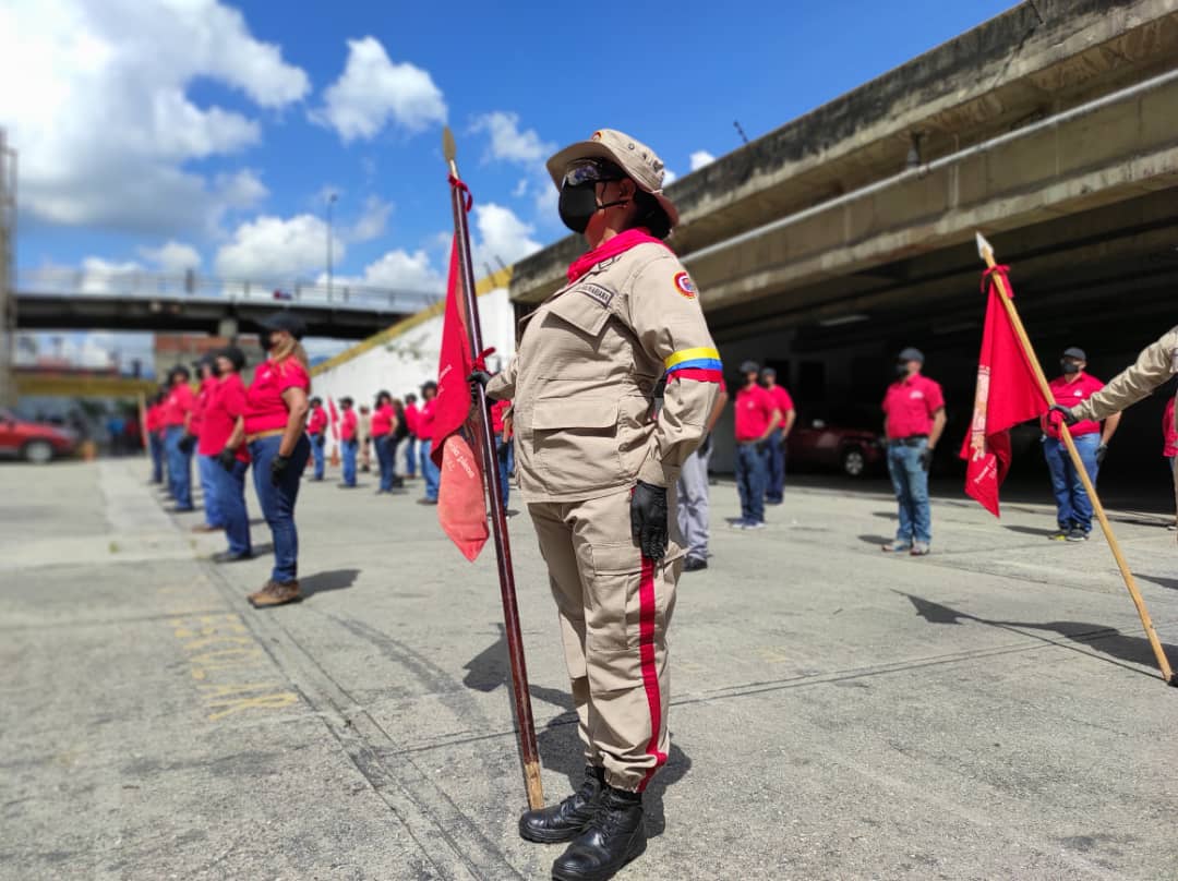 Ascienden 127 milicianos del Cuerpo de Combatientes del Ministerio del Proceso Social de Trabajo