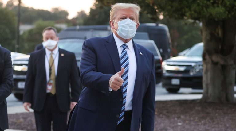 Donald Trump abandona el hospital y regresa a la Casa Blanca, 3 días después de contagiarse con COVID-19