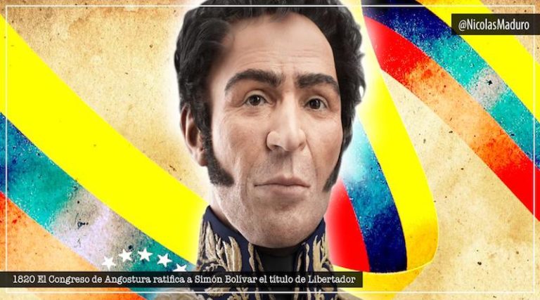Venezuela ratifica decisión de preservar la Patria libre y soberana a 201 años de la ratificación de Simón Bolívar como Libertador