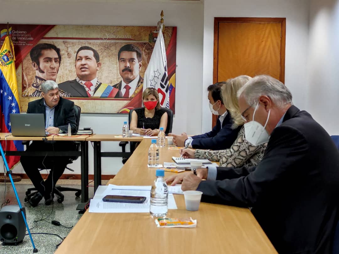 Ministro Piñate se reunió con Fedecámaras para evaluar la aplicación de convenios con la OIT.