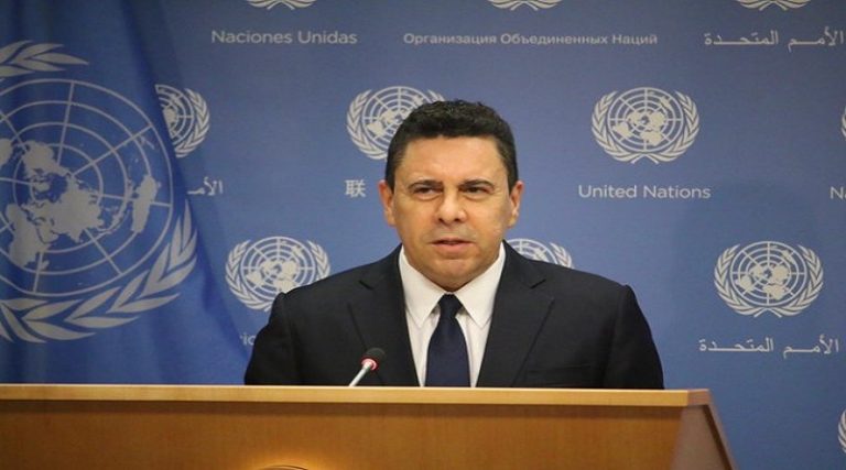 Samuel Moncada denuncia ante la ONU estrategia para justificar agresión militar contra Venezuela