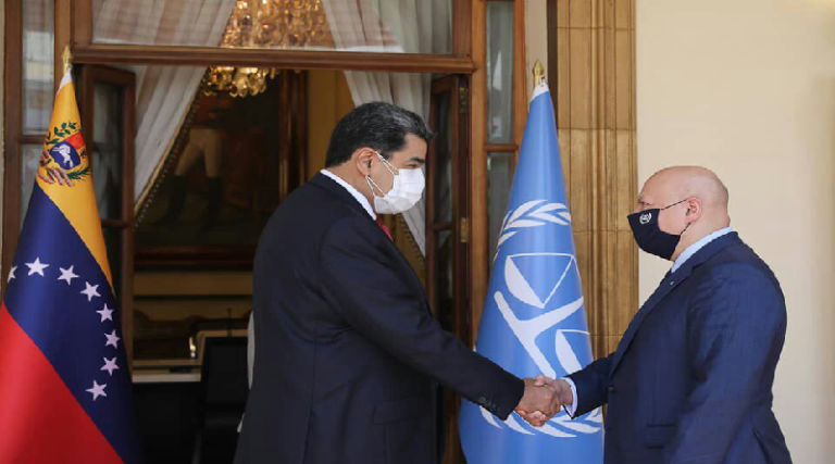 Presidente Maduro sostiene reunión de trabajo con fiscal de la Corte Penal Internacional, Karim Khan