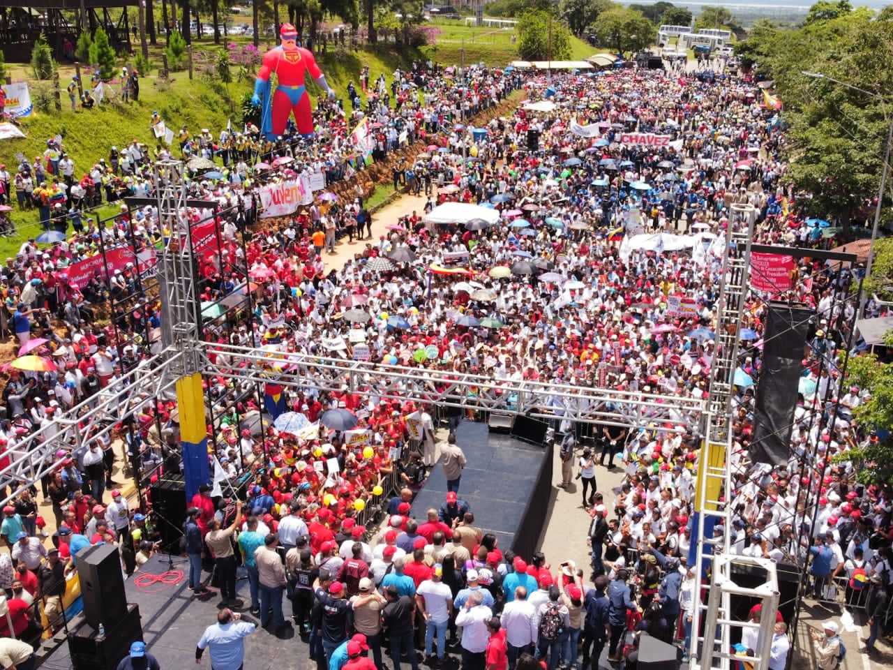 Clase Obrera de Guayana salió a las calles en respaldo al Presidente Nicolás Maduro