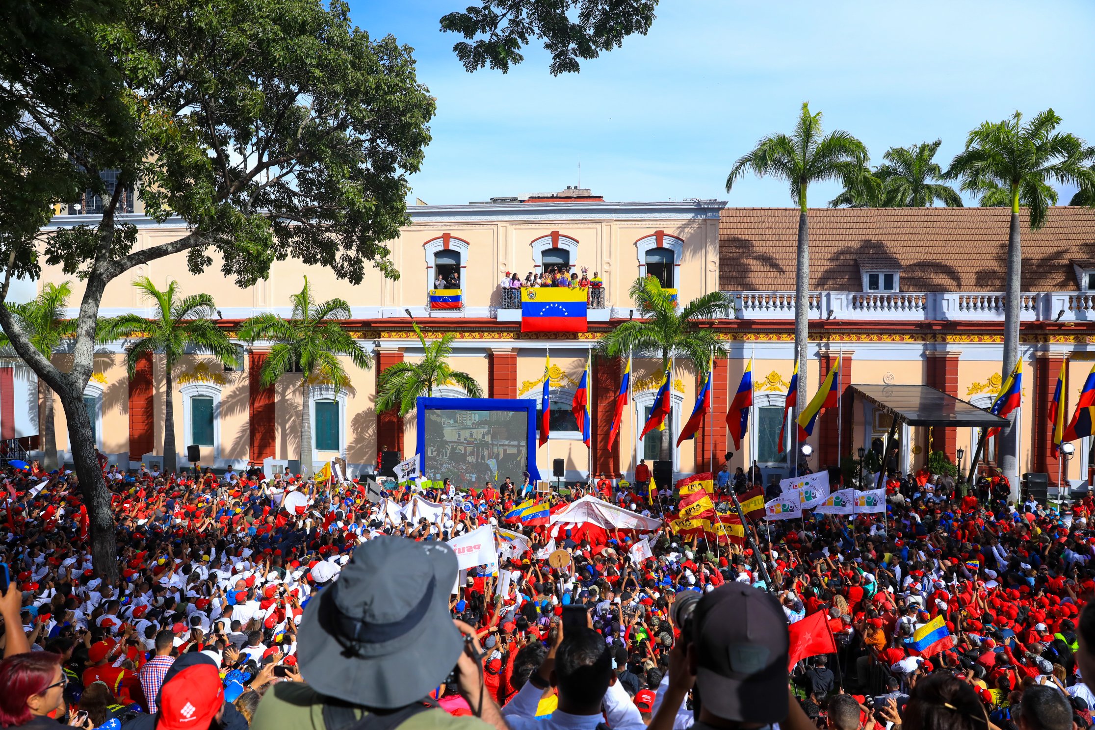 Trabajadores y trabajadoras del país se movilizaron para exigir cese del bloqueo contra Venezuela