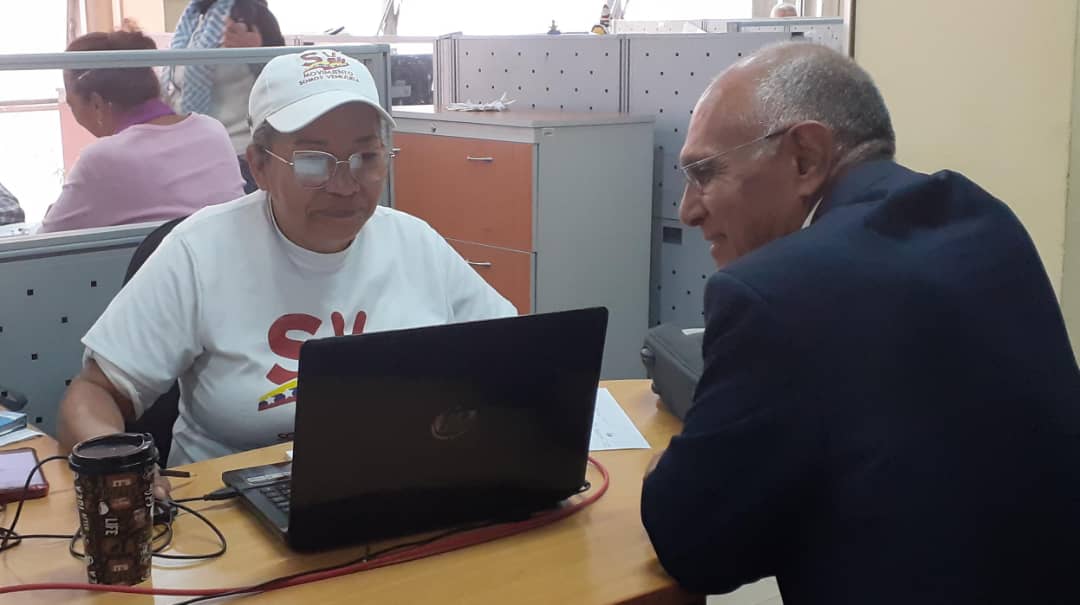 Somos Venezuela realiza escaneo del Carnet de la Patria a trabajadores activos y jubilados de MPPPST