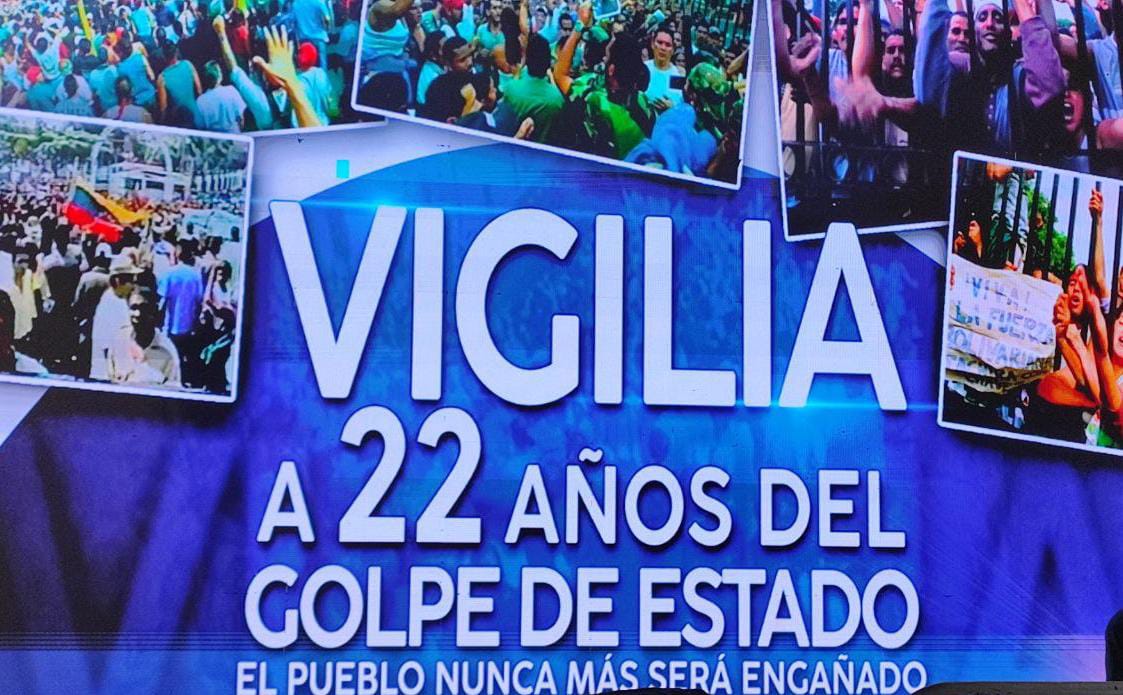 Vigilia en Puente Llaguno, conmemoración de los 22 años