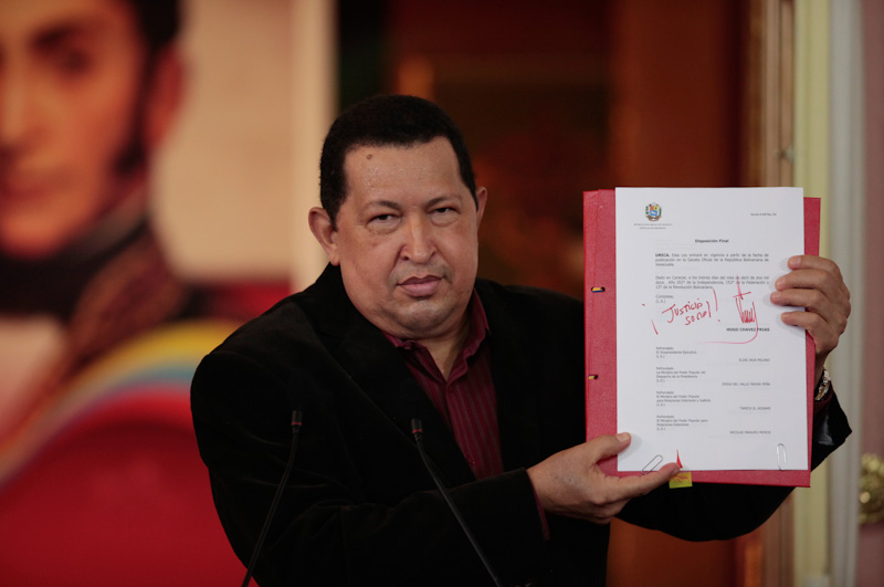 Chavez con la LOTTTT