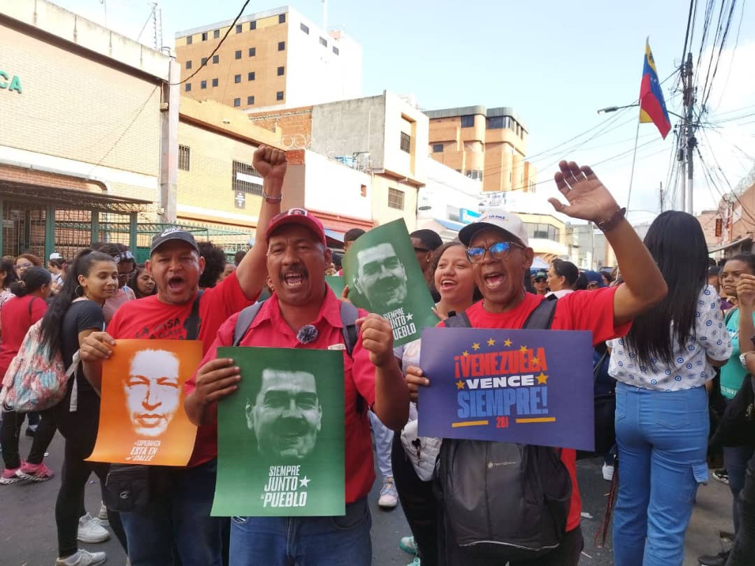 El Gran Polo Patriótico (GPP), convocó a una gran movilización por el territorio venezolano, donde 70 ciudad de Venezuela se unieron a la convocatoria, mientras que en la Ciudad de Caracas, el candidato, Nicolás Maduro, se unió al pueblo.