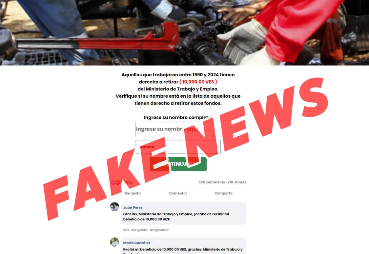 ¡Atención Pueblo Venezolano! MPPPST desmiente falsos beneficios laborales